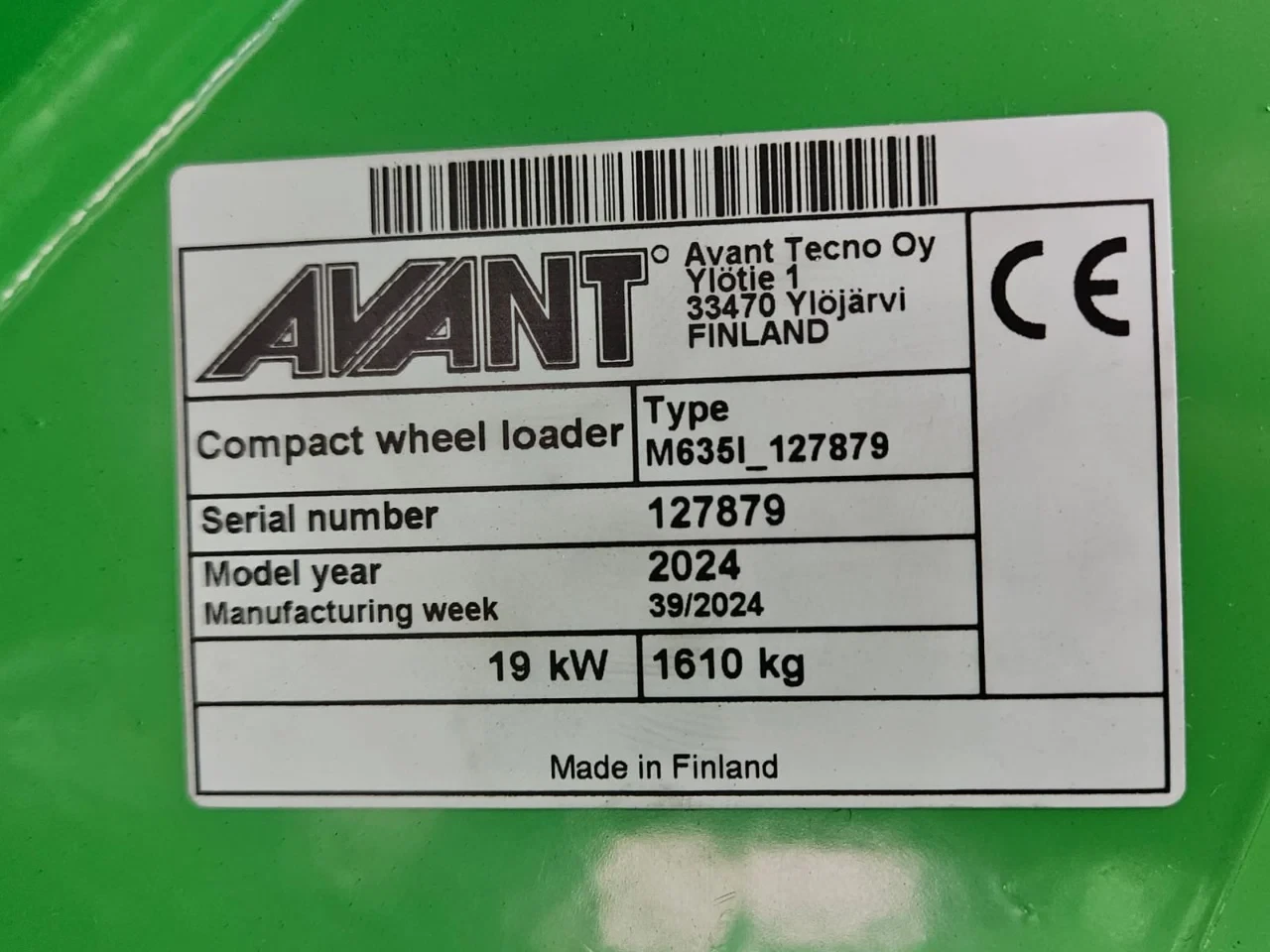 Avant 2024 - 635i Rental mini-shovel afbeelding 32