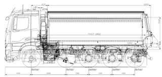 Mercedes-Benz Arocs 4645 2024 - 46-tons 10x4 Quadro met Tibeg kipper immagine 5