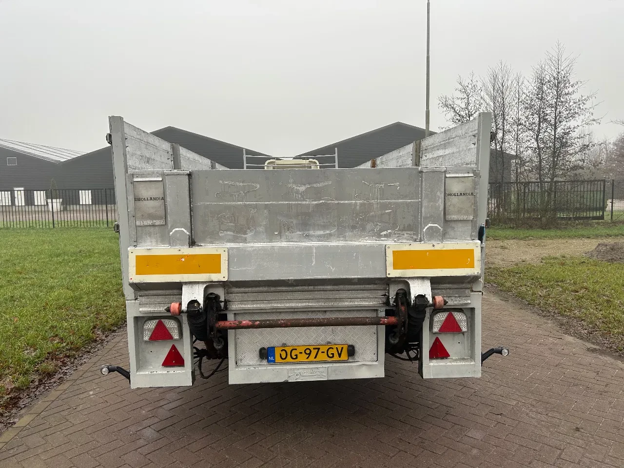 Veldhuizen 2000 - Be oplegger vlak met laadklep Dhollandia 1000 kg obrázek 10