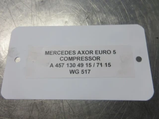 Mercedes-Benz - A 457 180 22 10 // 31 10COMPRESSOR AXOR OM457LA EURO 5 MOTOR afbeelding 2 miniatuur