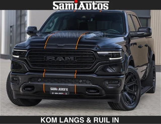 Dodge Ram Pick-Up 2023 - BEAST | LIMITED 5.7 V8 HEMI | HUD | STRIPING | BREDE WIELEN | BLACK ON BLACK | LUCHTVERING | BOM VOL | DC | zdjęcie 2 miniatura