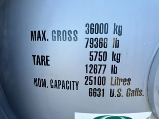 Diversen N/A 2016 - 20FT ISO T50 Gastank / T50 / 25.000L / MAWP: 15,1 bar / 5Y- + CSC-inspection valid till 04-2028 imagen 19