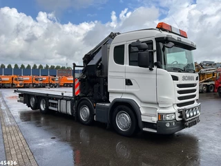 Scania R 2017 - R490 8x2 Euro 6 Retarder HMF 85 Tonmeter laadkraan + Fly-jib image 3