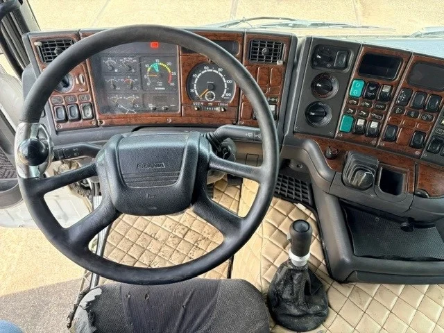 Scania R 2001 - R124-470 C 6x4 FULL STEEL KIPPER (MANUAL GEARBOX / FULL STEEL SUSPENSION / REDUCTION AXLES / AIRCONDITIONING / ETC.) afbeelding 10