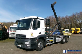 Mercedes-Benz Antos 2543 6x2 Euro 6 Marrel container hook 18t 2015 en venta