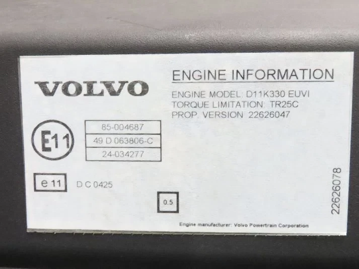 Volvo - Engines & Parts Motor D11K330 E6 Volvo immagine 3