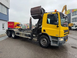DAF CF 75.310 2008 - 6X2 EURO 5 HMF 1244 Z2 + REMOTE + HIAB 17T HOOK imagen 12