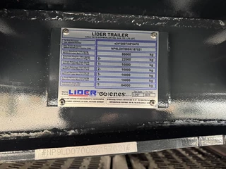 Lider N/A 2025 - ld07 86 ton 4 axel steel spring UNUSED obrazek 4