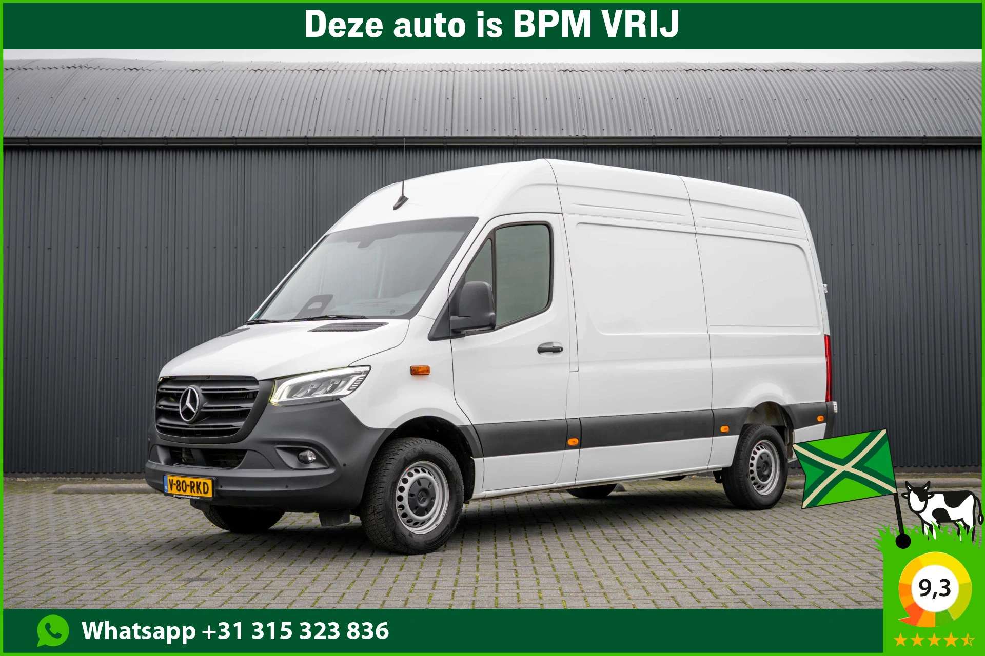 Mercedes-Benz Sprinter 2024 - 317CDI RWD L2H2 | Facelift | Automaat | LED | 170PK | Camera | Cruise | PDC | Stoelverw. | Mbux | Climatronic изображение 1
