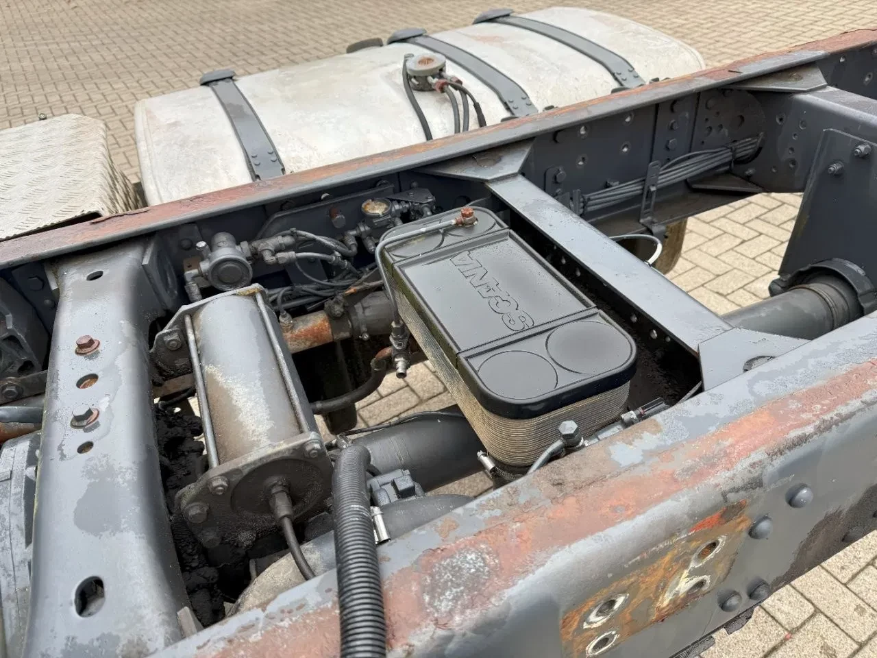 Scania 124-420 2002 - / ENGINE RUNNING / RETARDER / BIG AXLE / FULL-STEEL / ONLY: 540918 KM / OLD TACHO / AIRCO / MANUAL / EURO-3 / 2002 zdjęcie 13