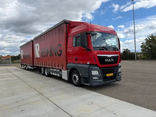 MAN TGX 2016 - 24.400 TGX 24.400 6X2 Komplett mit 2016 Anhanger 115m3 / Smart Tacho / No Errors afbeelding 2 miniatuur