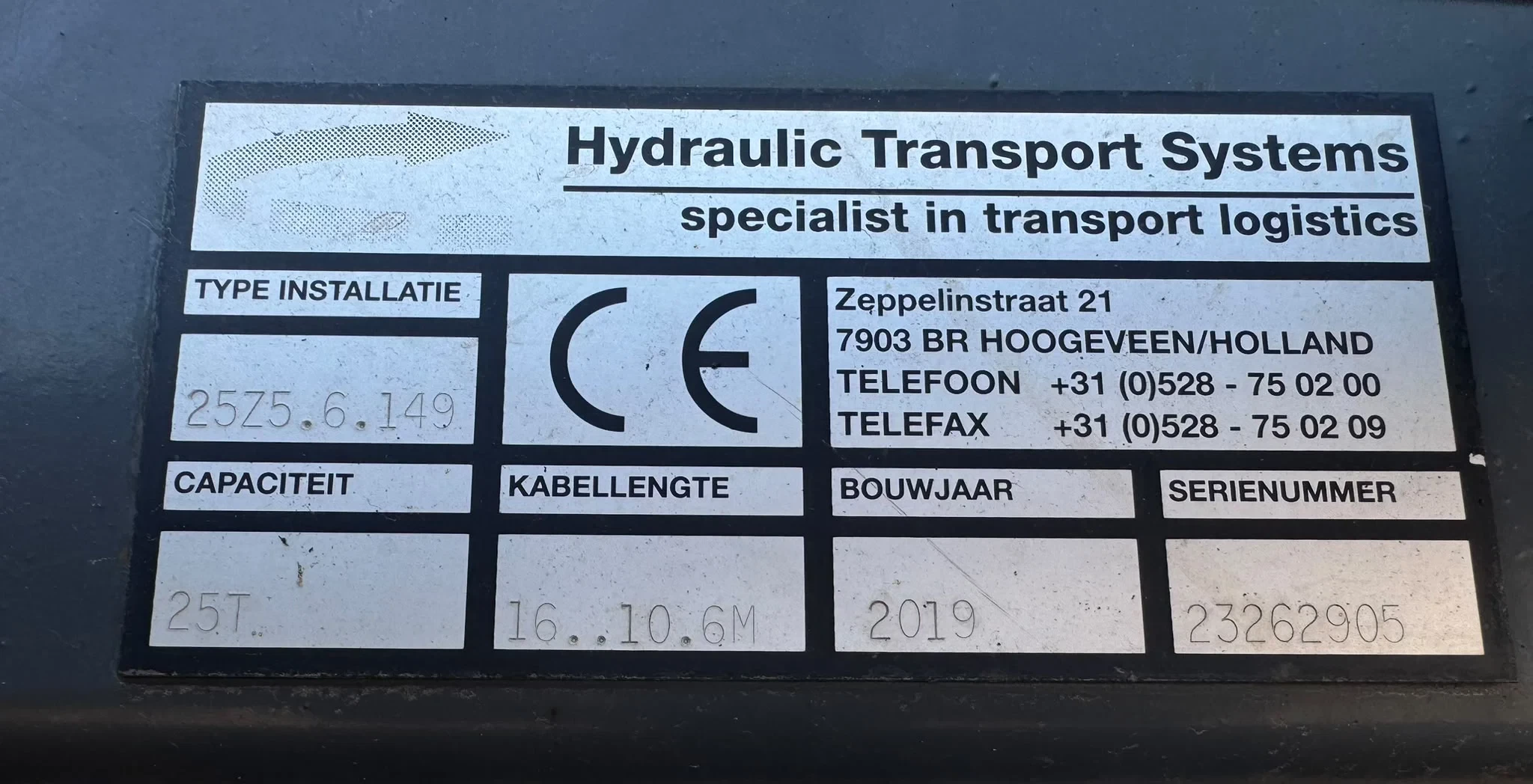 DAF XF480 2019 - NCH / HTS 25ton kabelsysteem imagem 9
