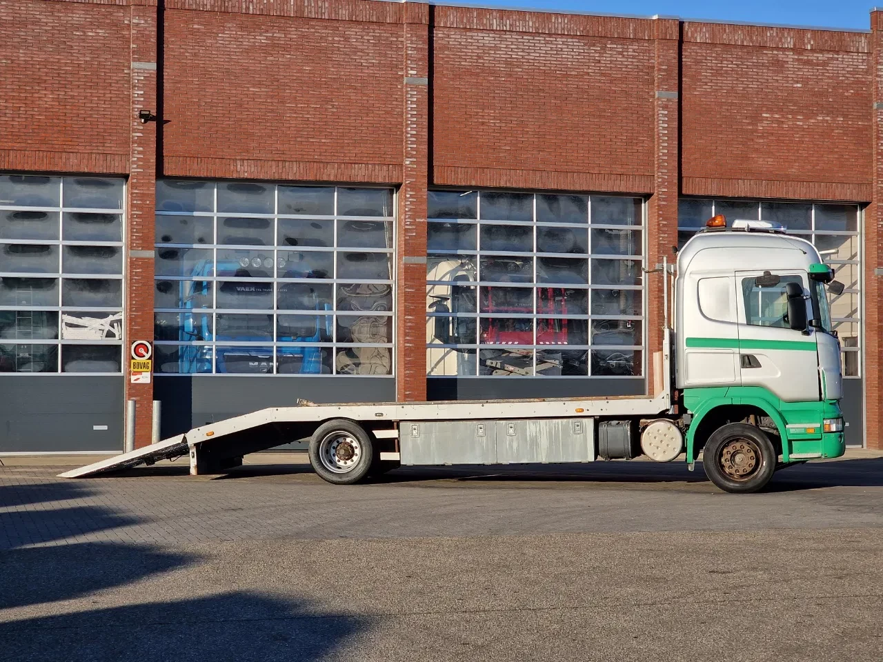 Scania R 2008 - R380 4x2 - Car transport / Flatbed - Ramp - Full air - Night clima afbeelding 26