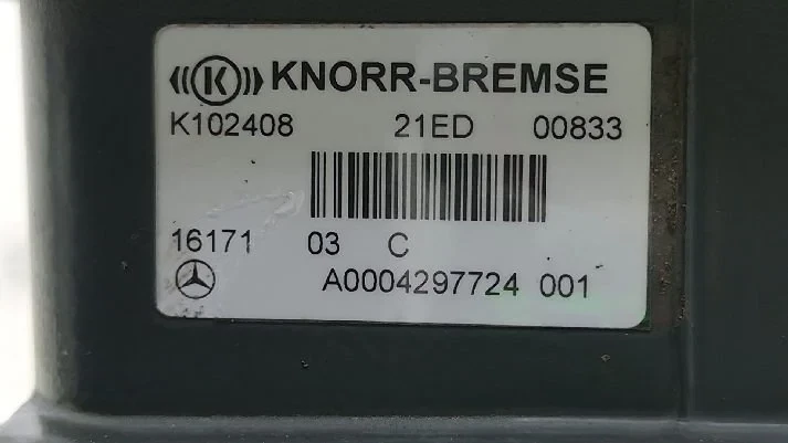 Knorr-Bremse - Brake System Vooras EBS modulator MB MP4 Bild 2