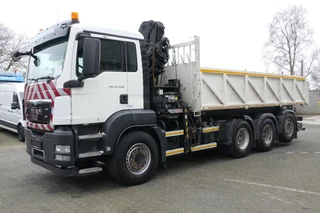 MAN TGS 2009 - 35.400 | 8X4 | HIAB 144 BS-3 DUO | Remote Control | 25Ton Tipper | 468407Km | 2009 | Euro4 | Belgium Truck obrazek 6
