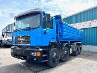 MAN 41.464 F2000 1999 - 8X4 FULL STEEL KIPPER (EURO 2 / ZF16 MANUAL GEARBOX / ZF-INTARDER / FULL STEEL SUSPENSION / REDUCTION AXLES) obrazek 1