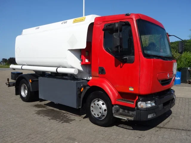Renault Midlum 210 2001 - feultanktruck,manualpomp,steelsprings afbeelding 1