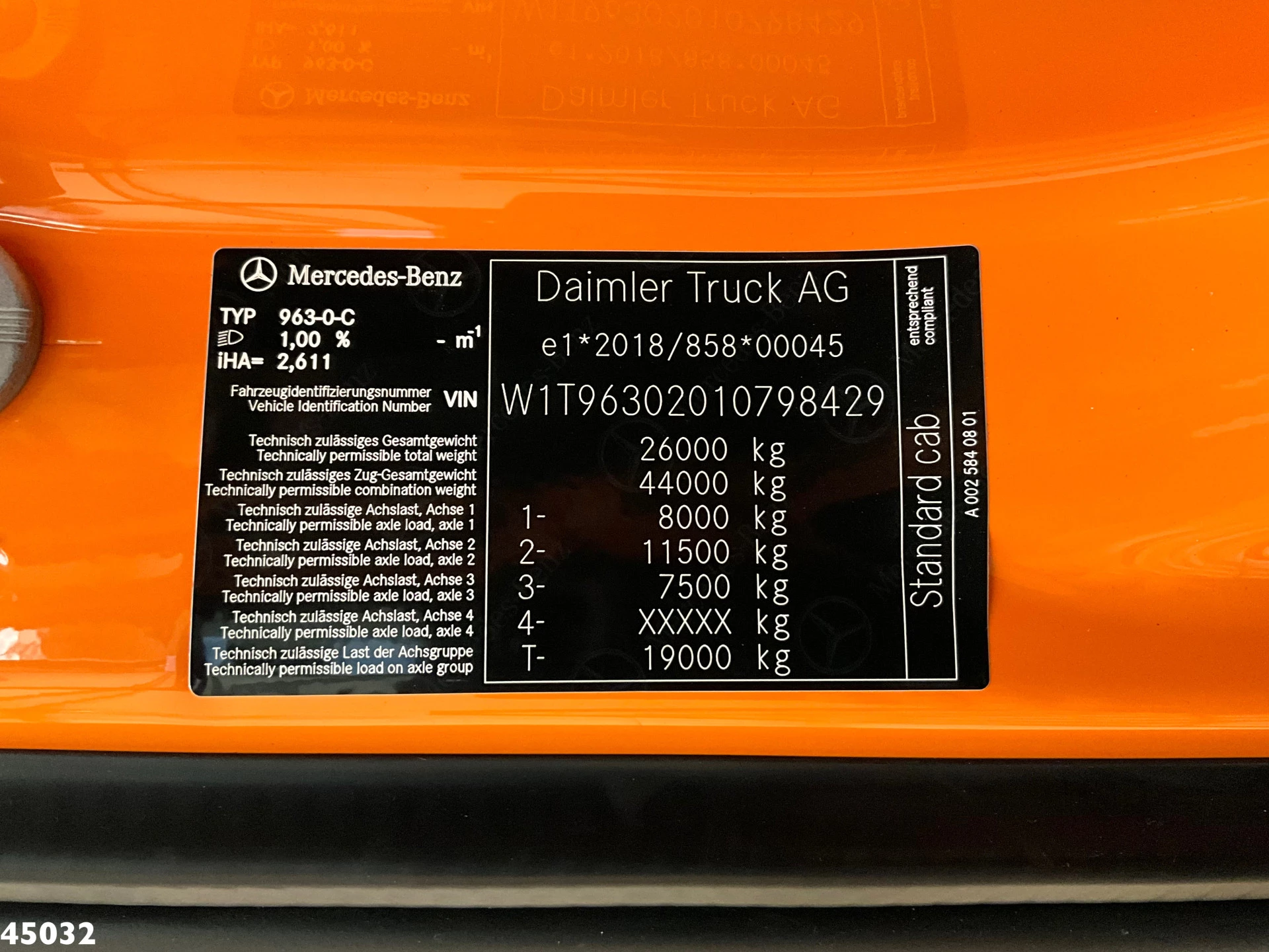 Mercedes-Benz Actros 2025 - 2543 HMF 23 Tonmeter laadkraan obrázek 26