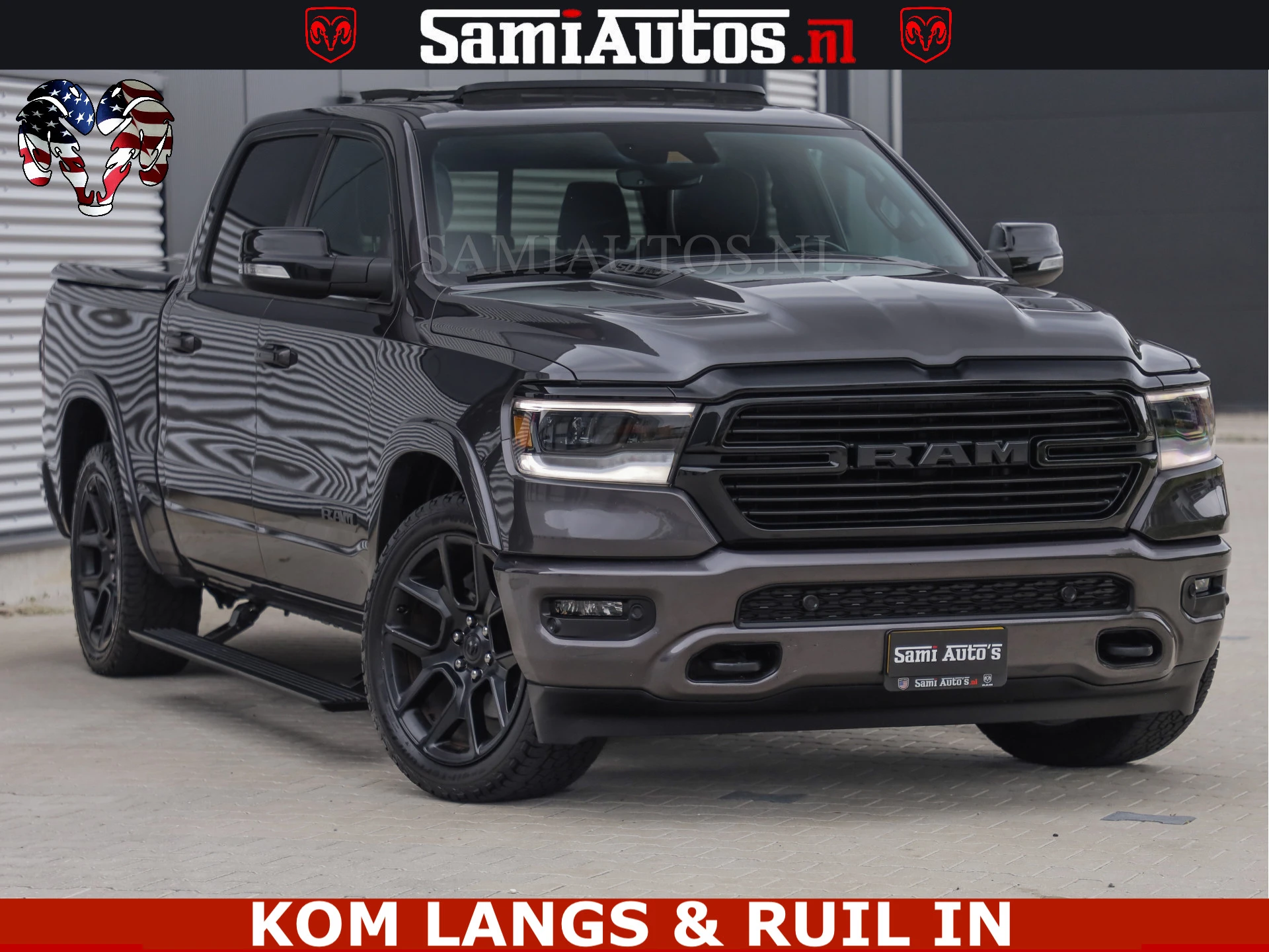 Dodge Ram Pick-Up 2023 - SPORT LARAMIE 5.7 V8 HEMI | LUCHTVERING | 2023 | PANODAK | GROOTSCHERM | DC | TOP KLEUR GRANITE | afbeelding 30