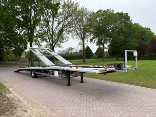 VF minitrailer OP66TP 2000 - Be oplegger ambulance auto transporter met Lier obrazek 5