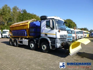 Mercedes-Benz Arocs 3240 8x4 RHD Schmidt snow plough / gritter 2015 imagen 2 miniatura