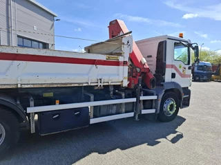 MAN TGM 2010 - 18.250 / HMF 1430 K2 REMOTED CRANE / ROTATOR / 3SIDE TIPPER / 369581 KM / TUV:29-10-2026 / AUTOMATIC / EURO-5 / 2010 immagine 17