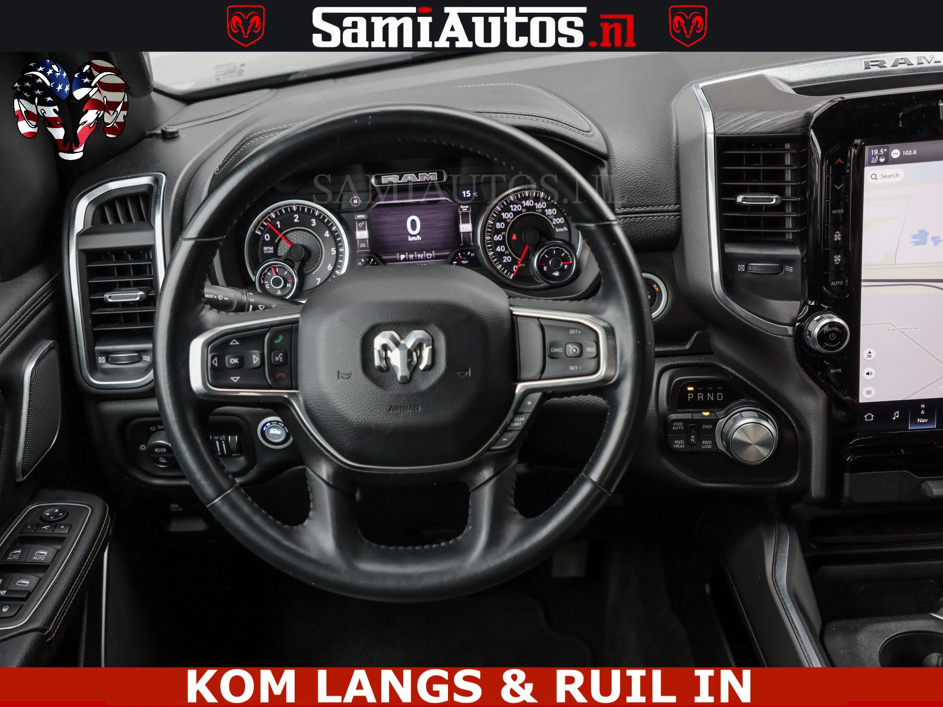 Dodge Ram Pick-Up 2023 - DE DONDER | 5.7 V8 HEMI | BRONZE BREDE WIELEN | WIDE BODY | OPEN UITLAAT KLEP | ZEER DIK | image 49
