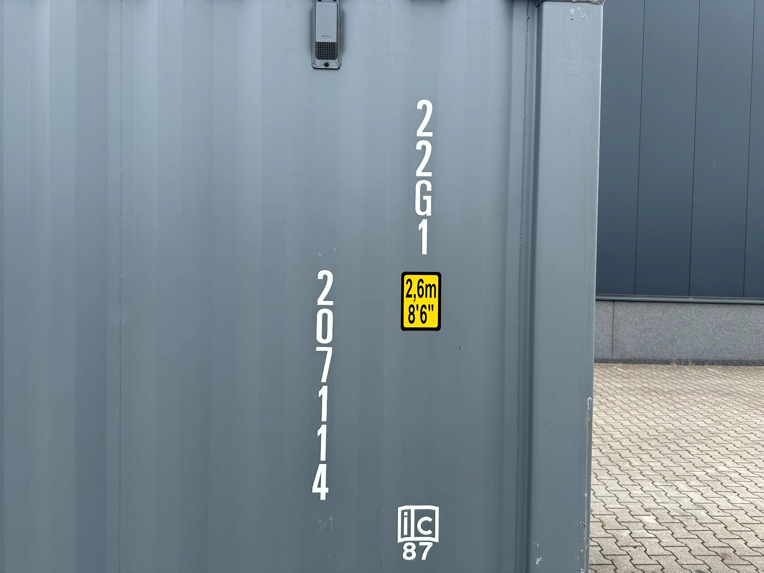 YANGZHOU 2026 - NEW (ONE-WAY) 20FT ISO DV 8'6" STANDARD container, 6x available afbeelding 14