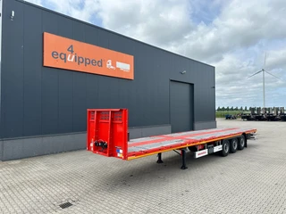 Kässbohrer LOWBED 2026 - new and unused Heavy-Duty flatbed / 690cm extendable / steering axle / discbrakes / NL-trailer / APK: 04-2027 afbeelding 2 miniatuur