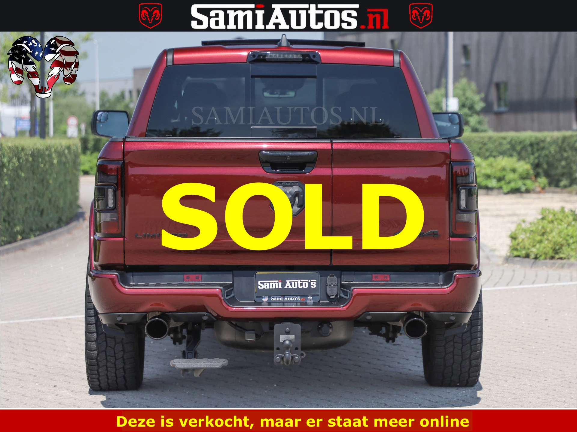Dodge Ram Pick-Up 2024 - DELMONICO | LIMITED NIGHT 5.7 V8 | BOM VOL | HUD | LUCHTVERING | MEEST LUXE DUBBELE CABINE | 5 PERSOONS | obrázek 12