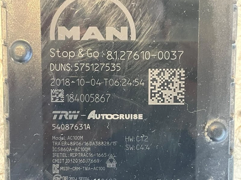 MAN - 81.27610-0037 RADAR SENSOR immagine 2
