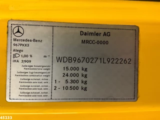 Mercedes-Benz Atego 2015 - 1524 Euro 6 Falkom bergingsvoertuig imagen 29