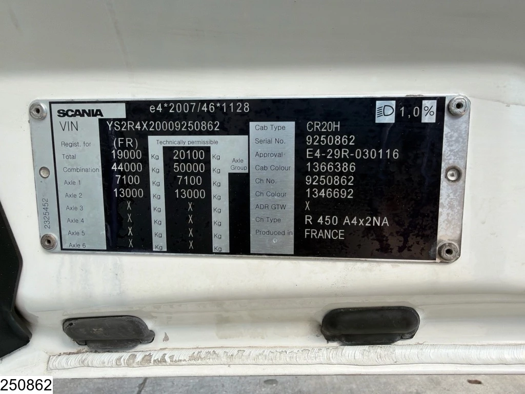 Scania R 2019 - 450 EURO 6, Retarder, Standairco image 8