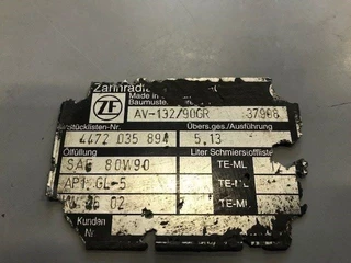 MAN N/A - 81.35003-7631 WHEEL HUB ZF AV-132/90GR 44723532 MAN BUS image 4