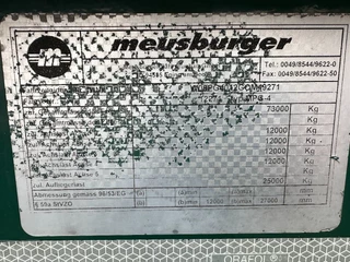 Meusburger N/A 2016 - 4 axel steering, Double extendable up to 28 meters, extendable up to 3.2 meters, radio controlled, sliding roof image 28