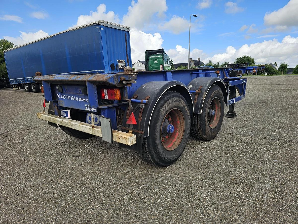 MKF METALLBAU CS 20 -20 FOOT- CONTAINER CHASSIS -HEAVY DUTY- BPW DRUM -STEEL SUSPENSION- GOOD QUALITY. 2007 zdjęcie 2