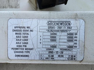 Groenewegen DRO 12-20 / LOADING LIFT STEERING AXLE /APK /TUV 06-02-2027. 2007 - N/A zdjecie 7