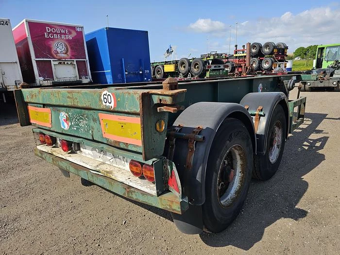 FLANDRIA 2 AXLE 20 FT CHASSIS STEEL SUSPENSION ROR DRUM 1996 image 10