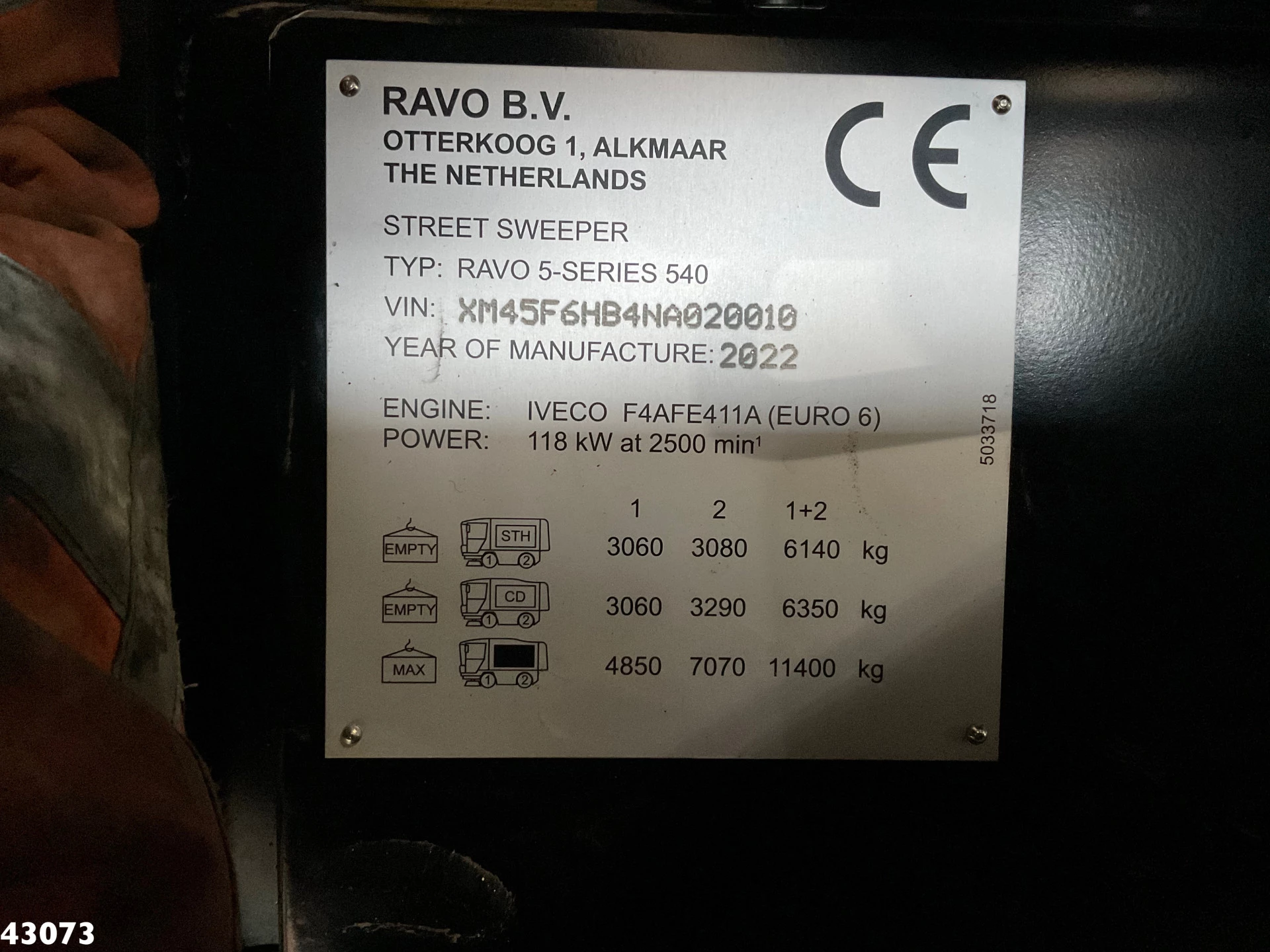 Ravo 540 STH Euro 6 with 3-rd brush 2023 immagine 19