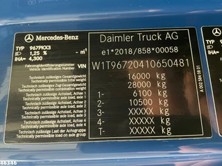 Mercedes-Benz Atego 2023 - 1524 Euro 6 Atlas 10 Tonmeter laadkraan Just 15.807 km! image 29
