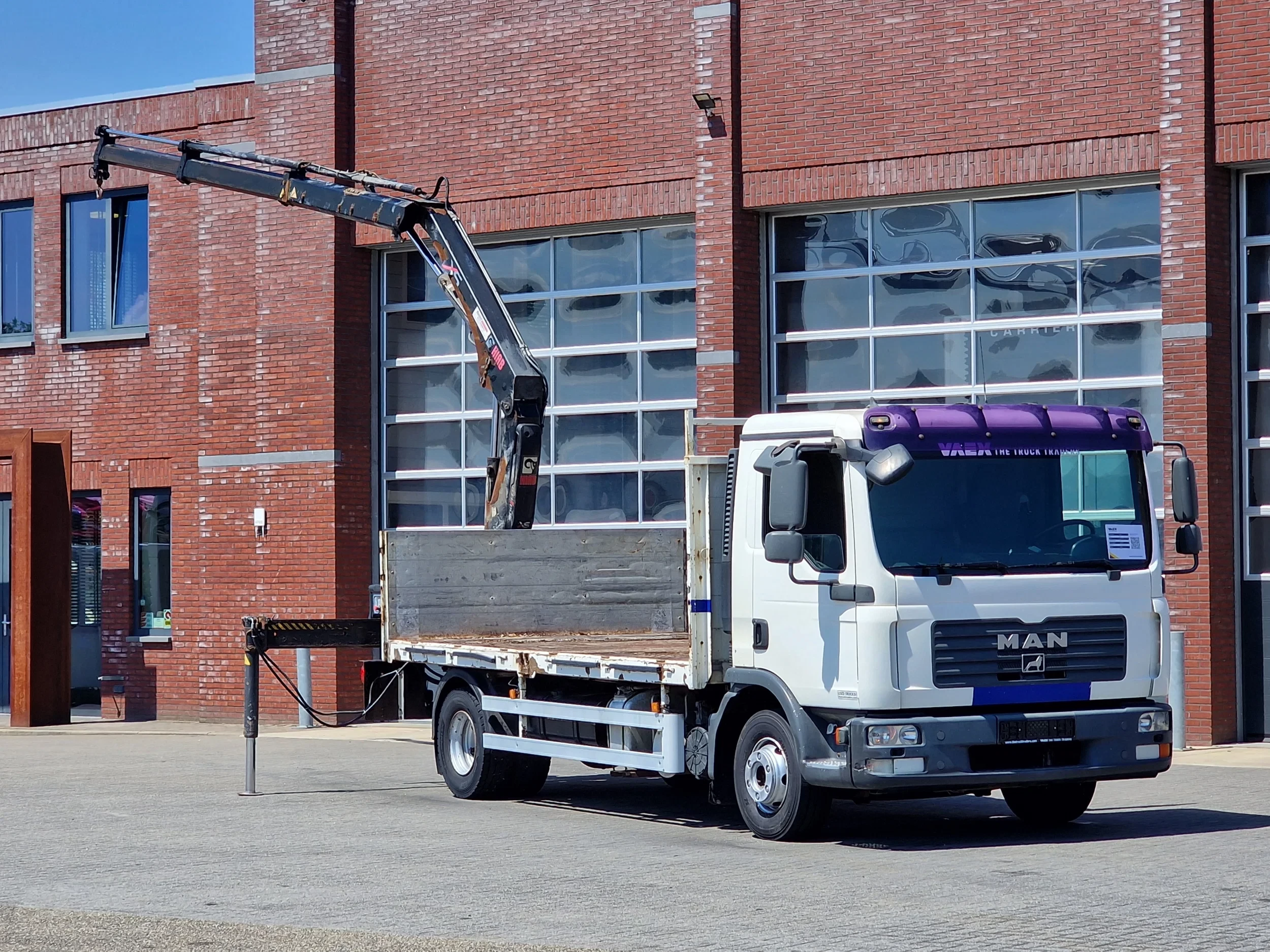 MAN TGL 2008 - 12.210 - HIAB 077 DUO Crane / Grua - Manual gearbox - Euro 4 zdjęcie 23
