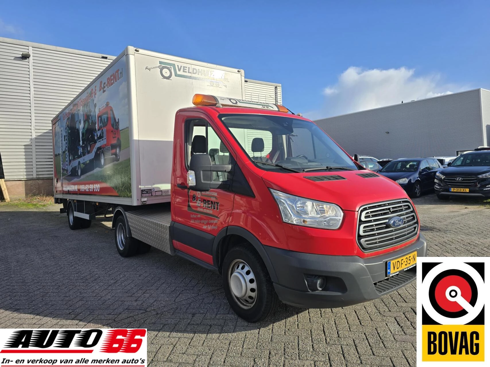 Ford Transit 2019 - 310 2.0 TDCI L1H1 Ambiente BE trekker met oplegger. image 2