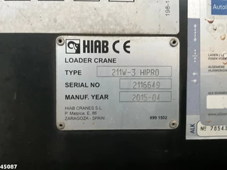 DAF FAN CF 290 Euro 6 Hiab 21 Tonmeter laadkraan Just 166.914 km! 2016 - N/A afbeelding 22