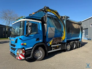 Scania P 2021 - NGS P410 / 8X2 / 2XLIFT+LENKACHSE / RETARDER / !!ONLY:196485 KM!! / LWDS / AUTOMATIC / EURO-6D / 2021 te koop
