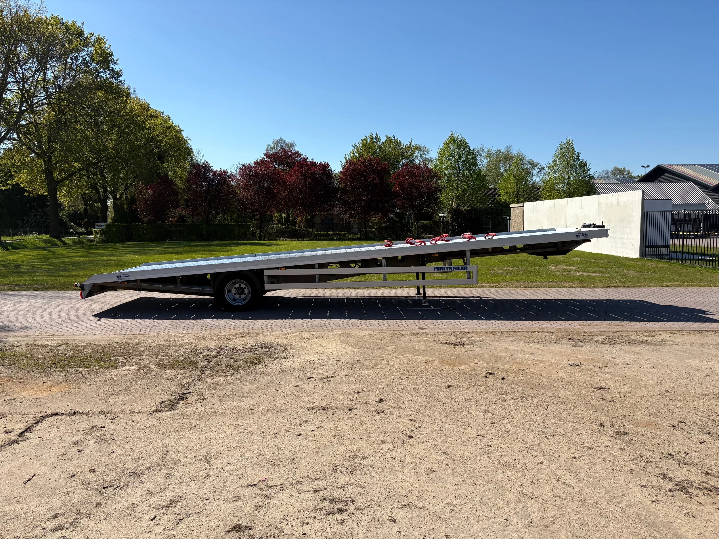 VF minitrailer 2021 - Be oplegger 7 TON ambulance auto transporter met Lier obrázek 5