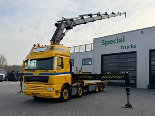 DAF CF 85.460 2009 - 8x2 + Hiab 600E-7 Hipro immagine 2