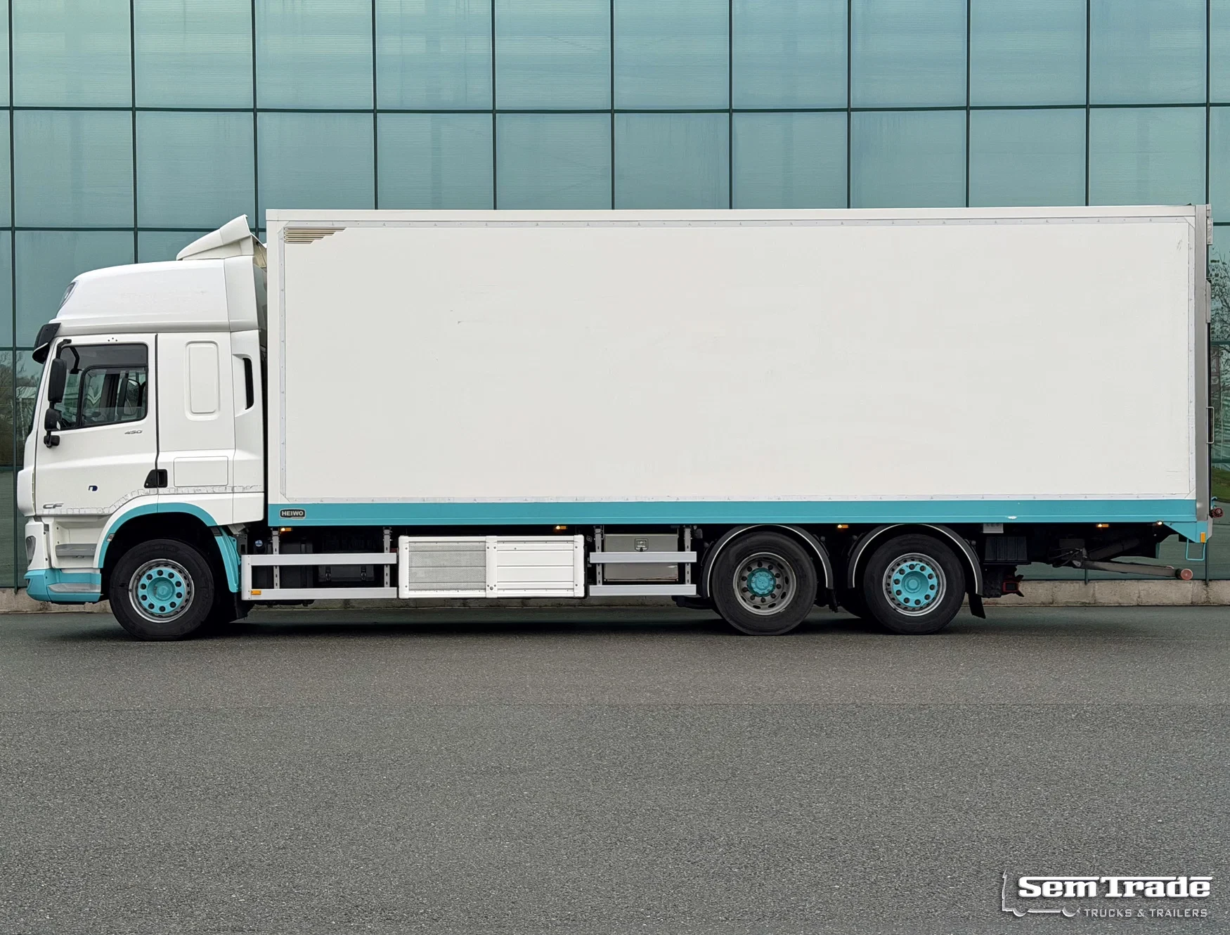 DAF CF 450 2018 - FAN 6X2 HEIWO BAK 875 x 250 x 275 CM INW. CARRIER 3.000 KG KLEP SUPER STAAT immagine 2