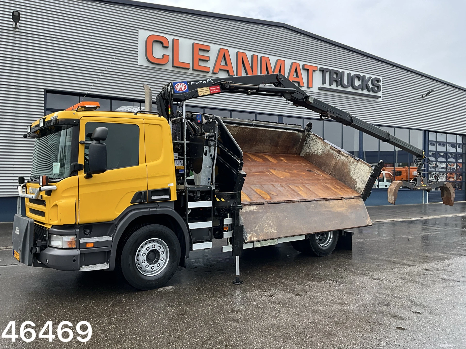 Scania P 2011 - 280 HMF 12 Tonmeter Z-kraan afbeelding 1