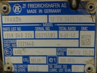 DAF N/A 2022 - ZF12TX 2621 TD IT obrazek 2