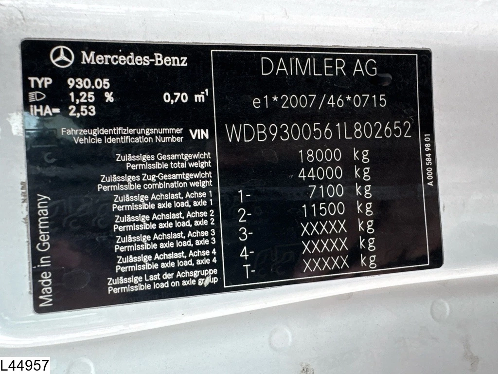 Lohr 2005 - Multilohr Mercedes 1841, Lohr, Combi, Retarder, Standairco afbeelding 7